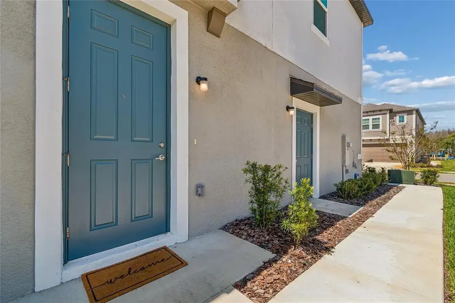 Exterior details and patio area of a home in , Tampa (Image 3). Exterior details and patio area of a home in , Tampa (Image 3).