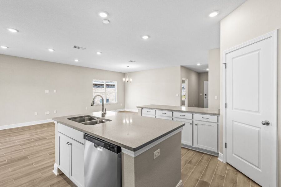 Furnished interior view inside a new home in Natureview, Freeport (Image 5).