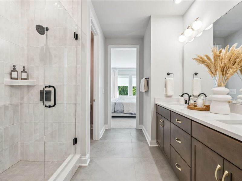 Furnished interior view inside a new home in Old Town Village, Waxhaw (Image 28). Furnished interior view inside a new home in Old Town Village, Waxhaw (Image 28).