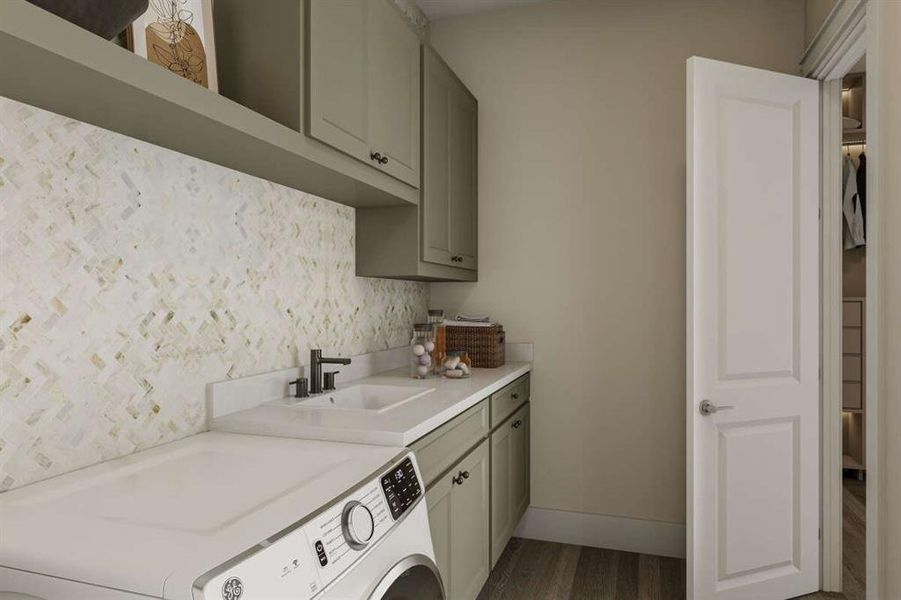 Furnished interior view inside a new home in , Weatherford (Image 11).