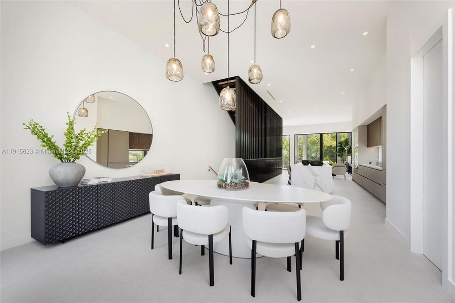 Furnished interior view inside a new home in , Miami (Image 6).