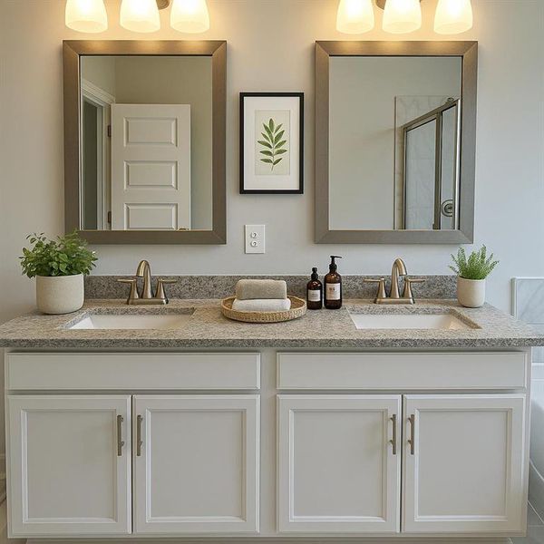 Furnished interior view inside a new home in , Commerce (Image 5).