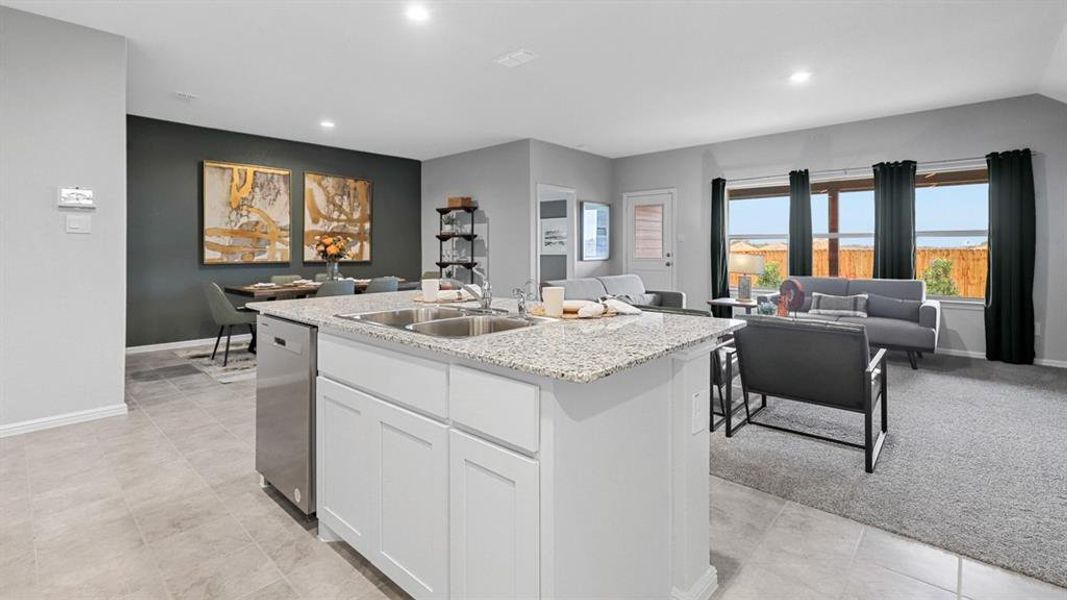 Furnished interior view inside a new home in Rosewood at Beltmill, Fort Worth (Image 23). Furnished interior view inside a new home in Rosewood at Beltmill, Fort Worth (Image 23).