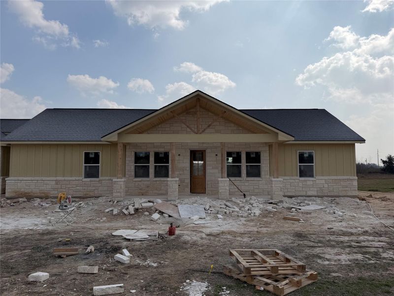 In-progress construction of a new home in , Franklin, TX (Image 9).
