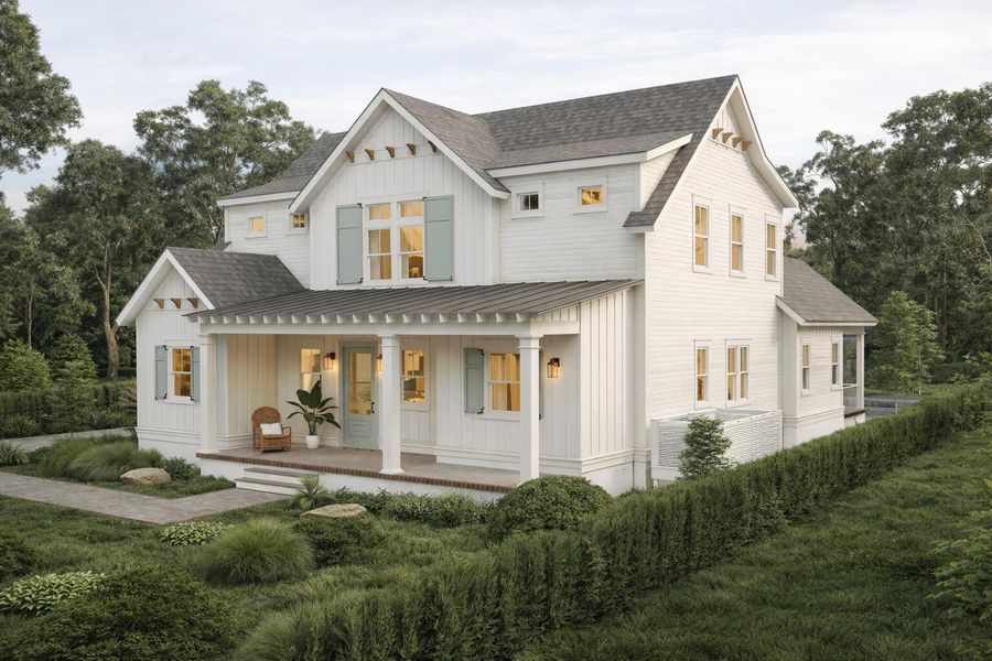 Front exterior of a new home in , Mount Pleasant, SC, highlighting curb appeal (Image 3).
