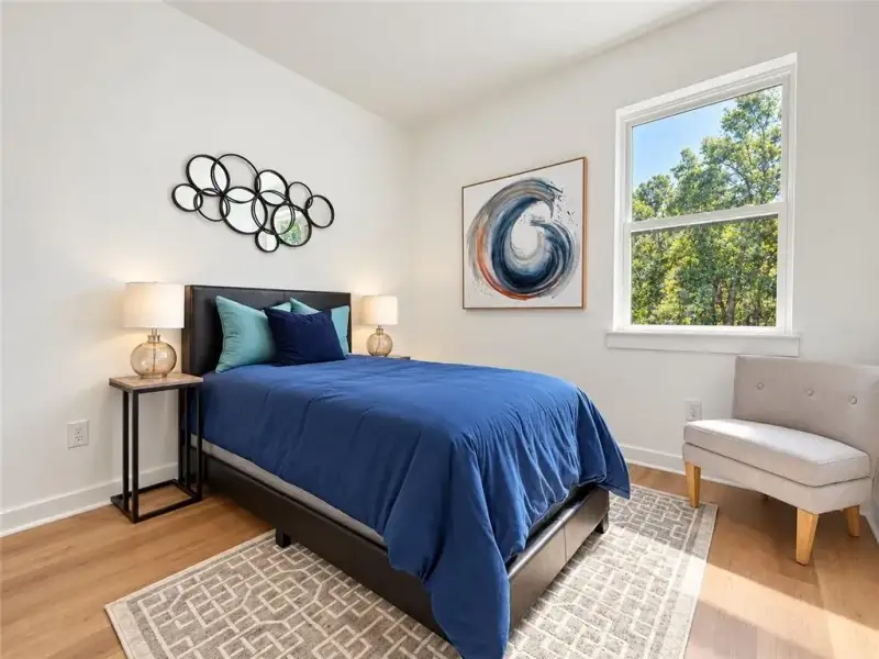 Furnished interior view inside a new home in , Atlanta (Image 7).