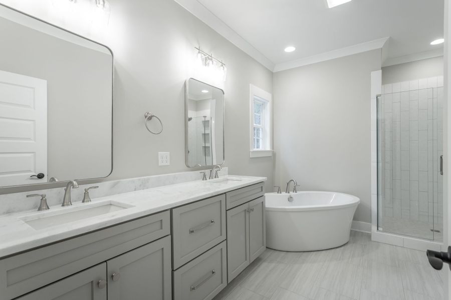 Representative furnished interior of a home built from the Farmview by Riverstone Construction, LLC in River Gorge Ranch, River Gorge Ranch (Image 12).