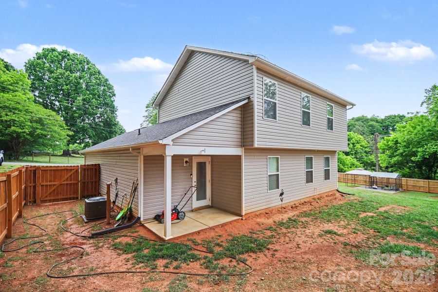 Exterior details and patio area of a home in , Shelby (Image 4).