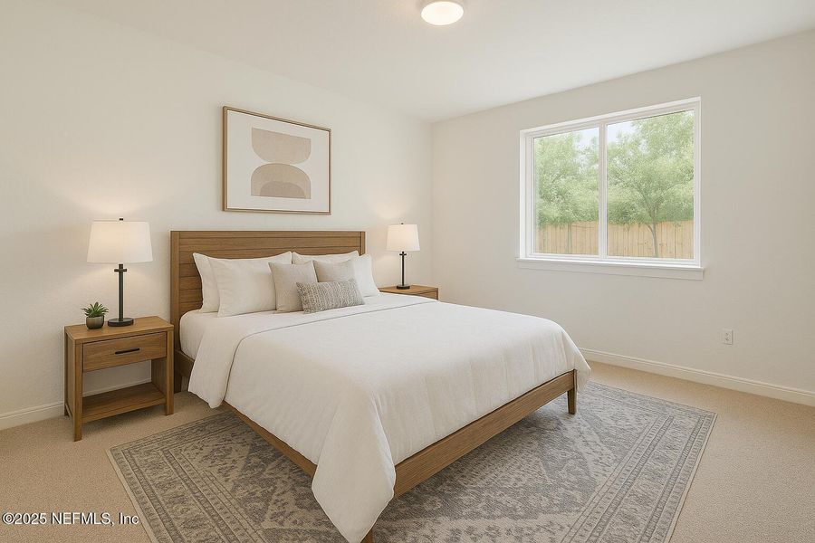 Furnished interior view inside a new home in , Jacksonville (Image 2).