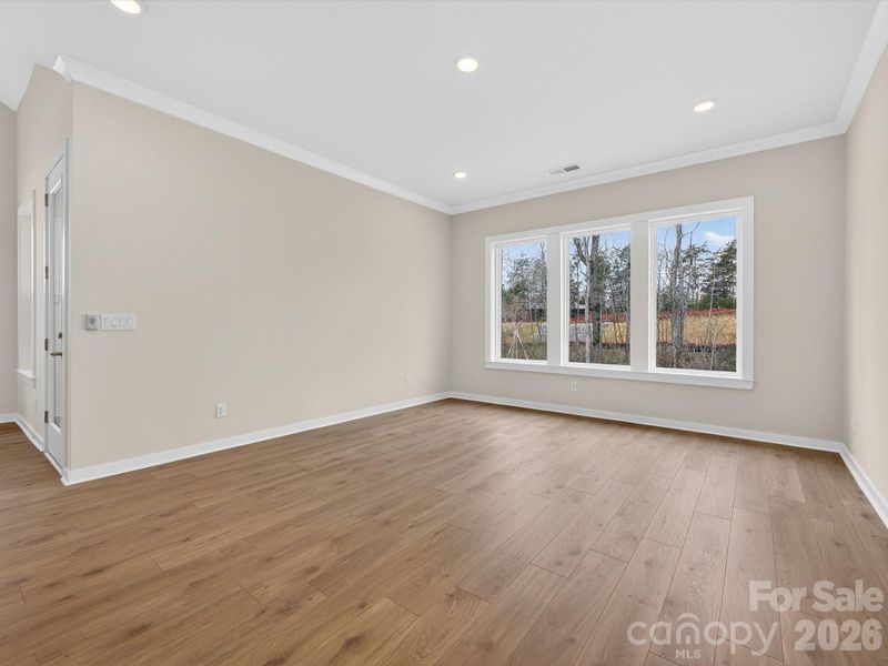 Spacious, unfurnished interior of a new home in North Creek Village, Huntersville (Image 38). Spacious, unfurnished interior of a new home in North Creek Village, Huntersville (Image 38).