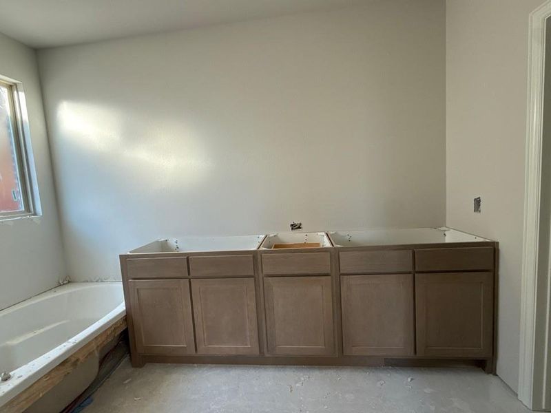 In-progress construction of a new home in Morningstar, Aledo, TX (Image 11).