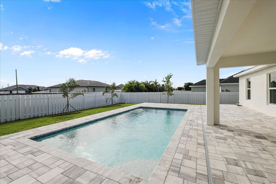 Representative exterior details of a home built from the The Sunset Harbor with Pool by Sunlife Homes LLC in Cape Coral, Cape Coral (Image 23). Representative exterior details of a home built from the The Sunset Harbor with Pool by Sunlife Homes LLC in Cape Coral, Cape Coral (Image 23).
