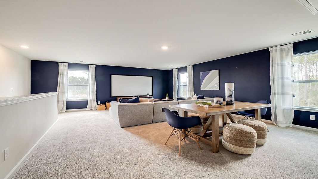 Furnished interior view inside a new home in Cypress Landing, Hardeeville (Image 17).