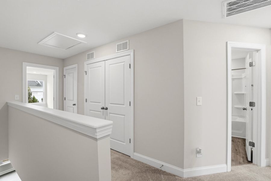 Furnished interior view inside a new home in Harrisburg Village Townhomes, Harrisburg (Image 15).