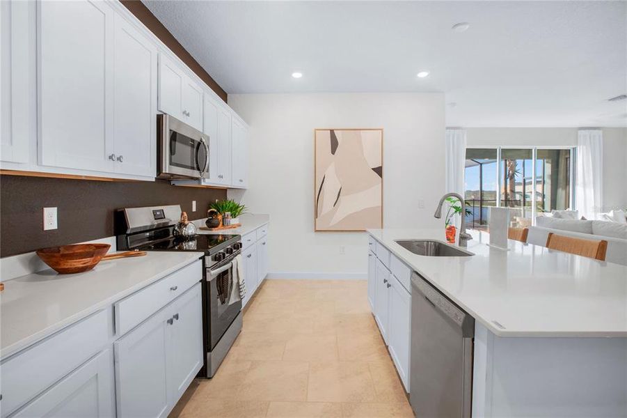 Furnished interior view inside a new home in Lennar at Turnleaf, Punta Gorda (Image 3).