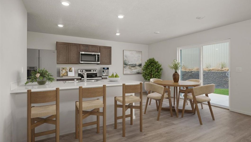 Representative furnished interior of a home built from the Sierra by D.R. Horton in Tara Vista, Gainesville (Image 9).