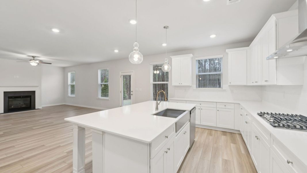Furnished interior view inside a new home in Hamilton Lakes, Loganville (Image 9).