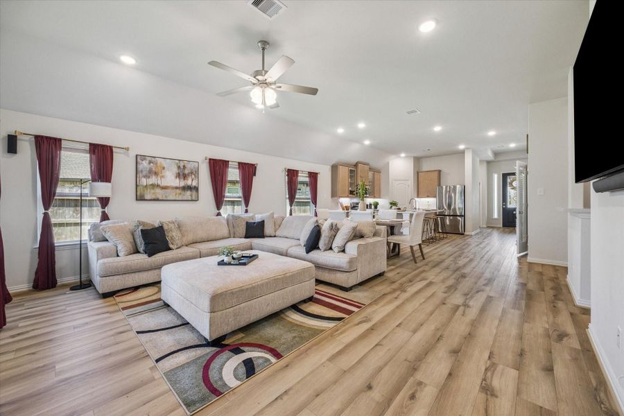 Furnished interior view inside a new home in , Houston (Image 14).