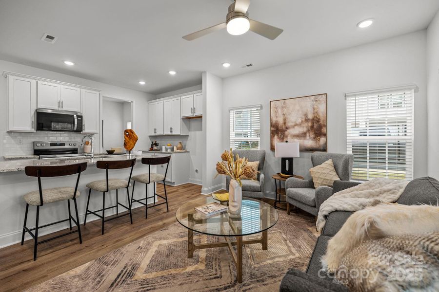 Furnished interior view inside a new home in Sycamore Trail, Matthews (Image 10).