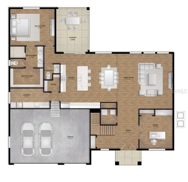 Downstairs Floor Plan