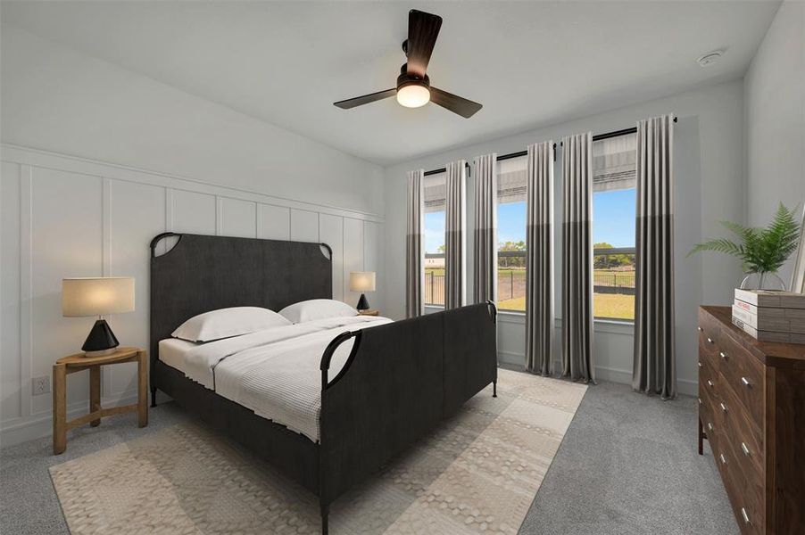 Furnished interior view inside a new home in Heath Golf & Yacht Villas, Heath (Image 17). Furnished interior view inside a new home in Heath Golf & Yacht Villas, Heath (Image 17).
