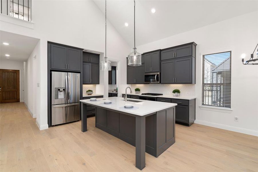 Furnished interior view inside a new home in Cambridge Crossing, Celina (Image 9).