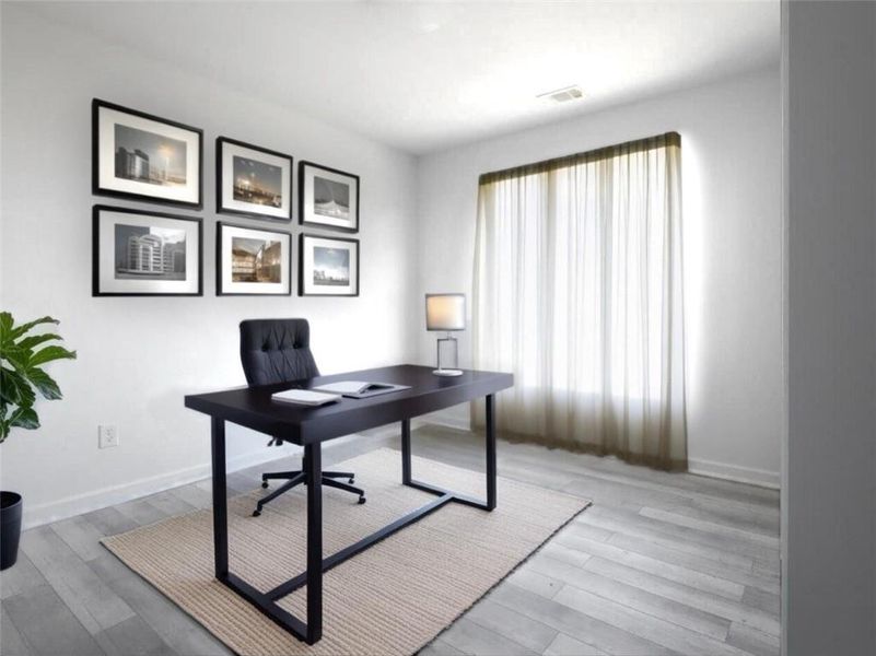 Furnished interior view inside a new home in , Fairmount (Image 5). Furnished interior view inside a new home in , Fairmount (Image 5).