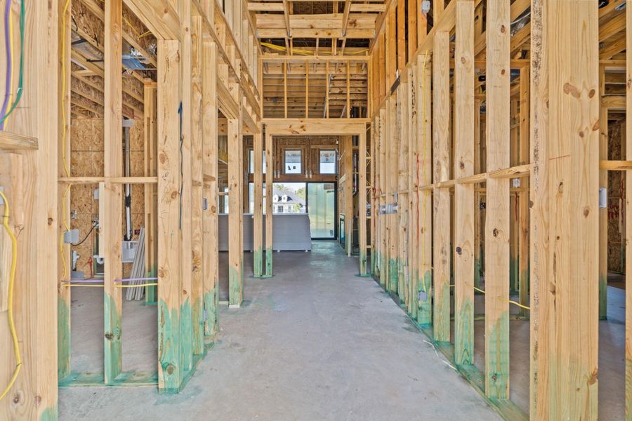 In-progress construction of a new home in Weston Lakes, Fulshear, TX (Image 5).