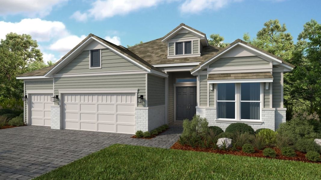 Representative exterior photo of a completed home built from the Palermo by Taylor Morrison in Esplanade at St. Marys, St. Marys, GA (Image 17). Representative exterior photo of a completed home built from the Palermo by Taylor Morrison in Esplanade at St. Marys, St. Marys, GA (Image 17).