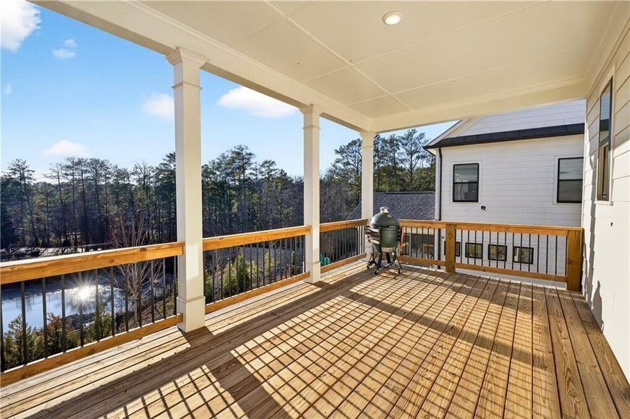 Exterior details and patio area of a home in Hillandale In Historic Roswell, Roswell (Image 24).