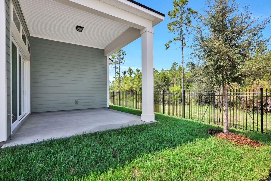 Representative exterior details of a home built from the Naples ll by Riverside Homes in Mariposa at EverRange, Jacksonville (Image 28).
