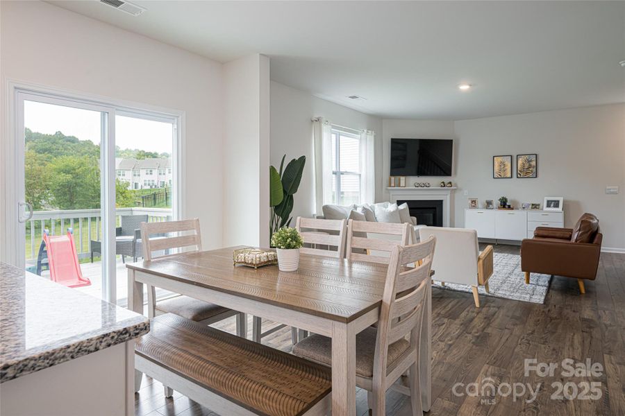 Furnished interior view inside a new home in , Asheville (Image 15).