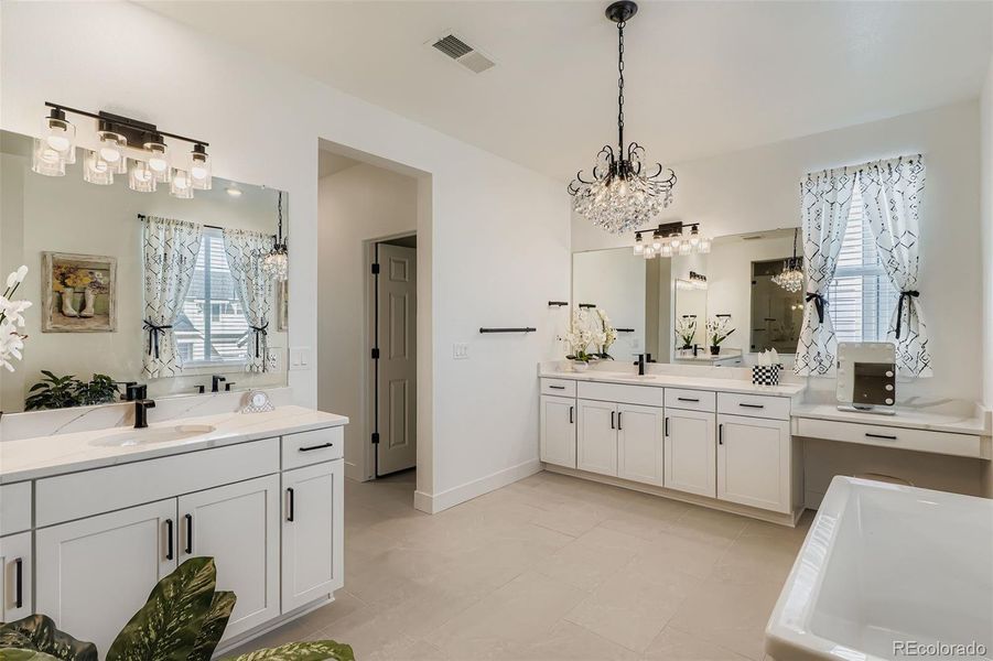 Furnished interior view inside a new home in , Parker (Image 18).
