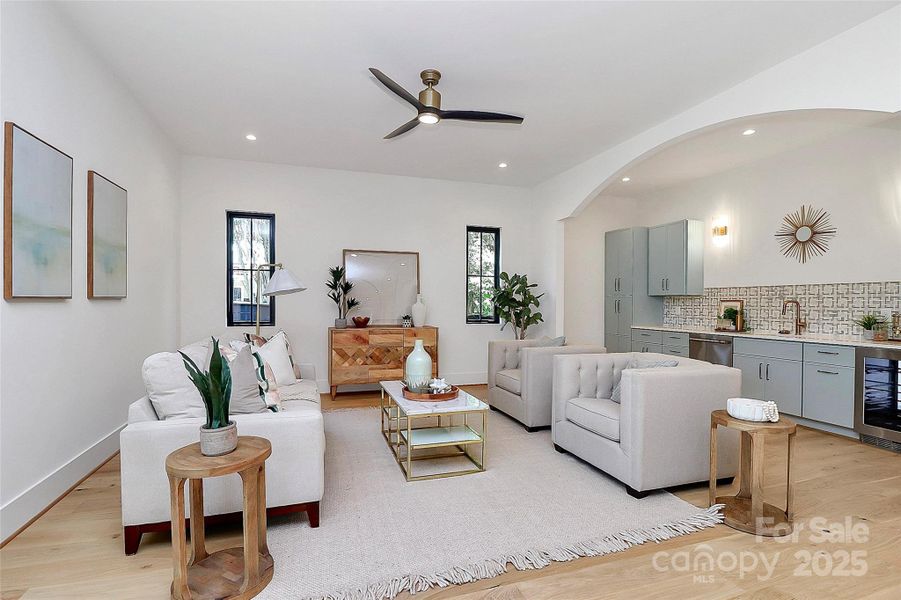 Furnished interior view inside a new home in , Charlotte (Image 14).