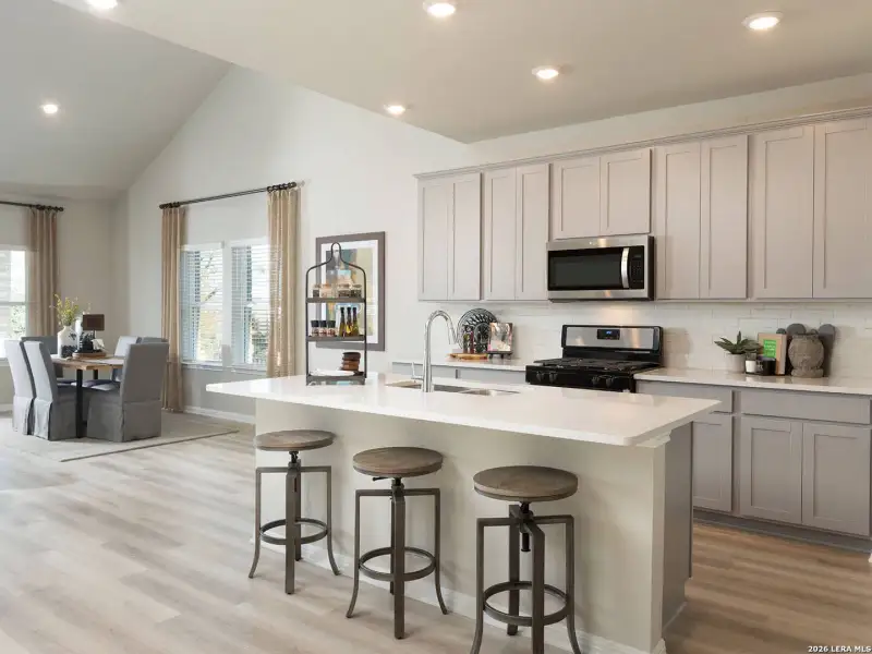 Furnished interior view inside a new home in , San Antonio (Image 10).