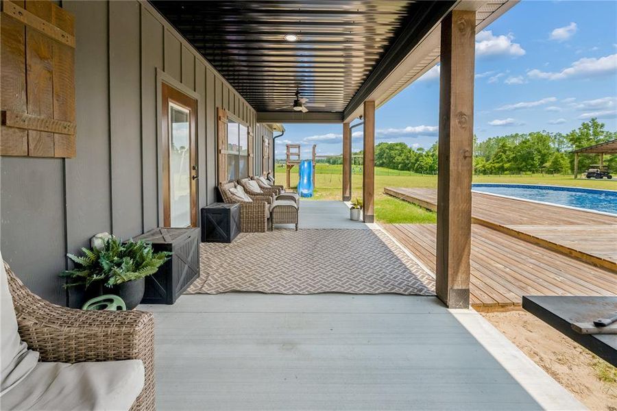 Exterior details and patio area of a home in , Bell (Image 28). Exterior details and patio area of a home in , Bell (Image 28).