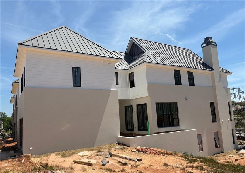 In-progress construction of a new home in , Fayetteville, GA (Image 3).