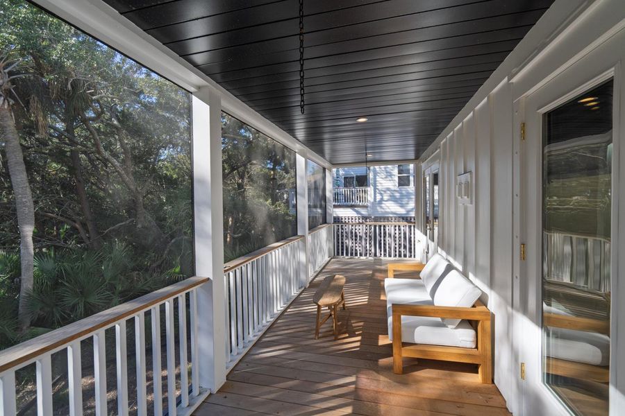 Exterior details and patio area of a home in , Edisto Island (Image 35). Exterior details and patio area of a home in , Edisto Island (Image 35).