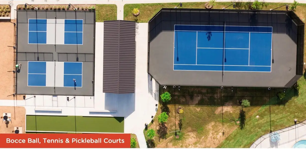 Pickleball, Bocce Ball, and Tennis Court access with HOA