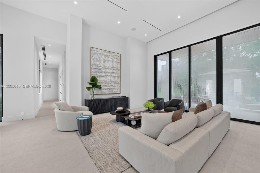 Furnished interior view inside a new home in , Miami (Image 12).