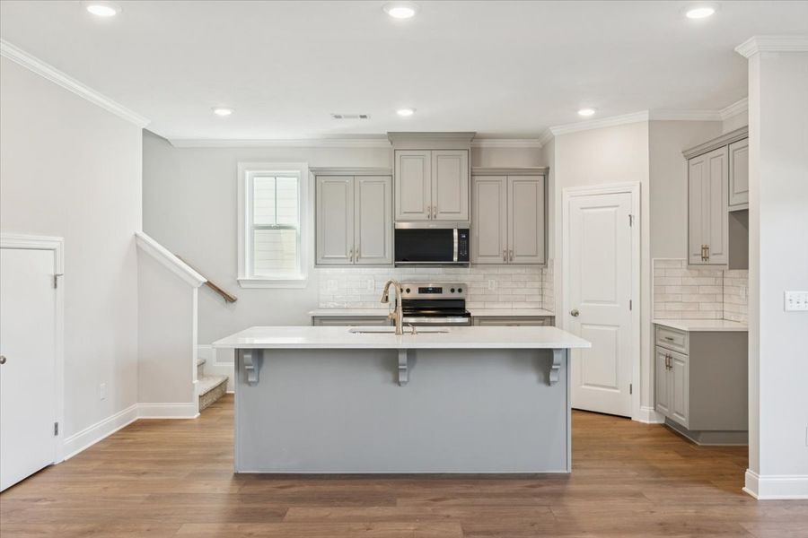 Furnished interior view inside a new home in Tillery Park, Grovetown (Image 6). Furnished interior view inside a new home in Tillery Park, Grovetown (Image 6).