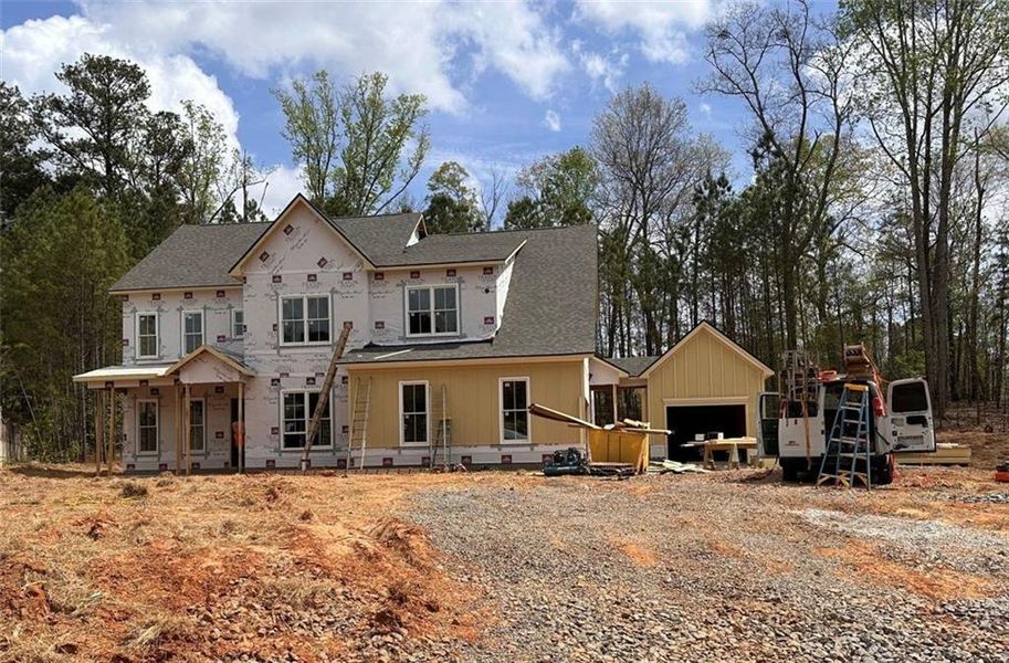 In-progress construction of a new home in Lanesborough, Marietta, GA (Image 28).