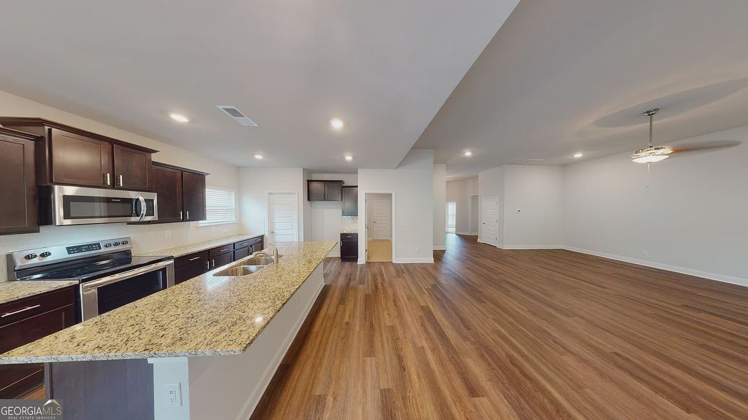 Furnished interior view inside a new home in The Abberley., Macon (Image 6).
