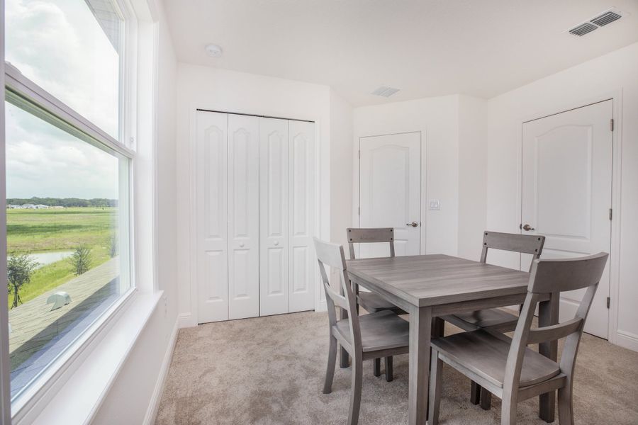 Furnished interior view inside a new home in Mirada, San Antonio (Image 12).