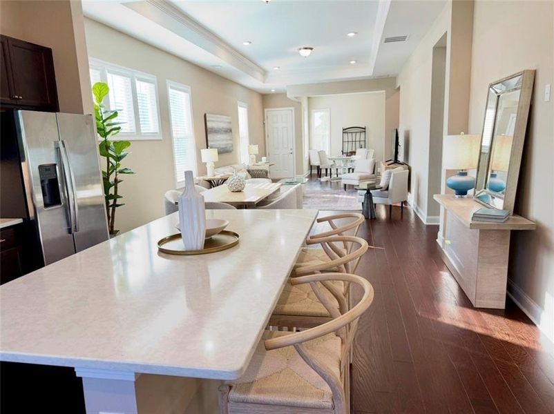 Furnished interior view inside a new home in , Newnan (Image 20).