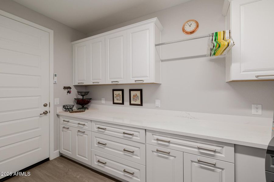 Expanded laudry room