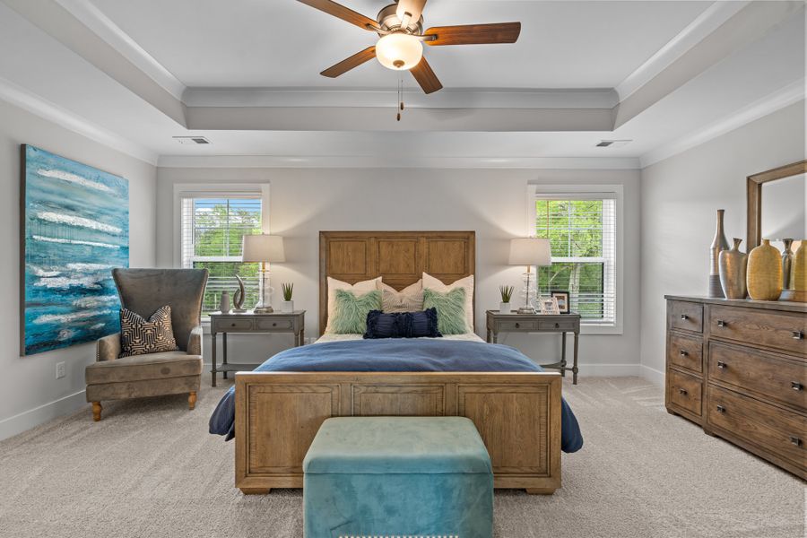 Representative furnished interior of a home built from the Brantley II by Great Southern Homes in Collins Cove, Chapin (Image 40).