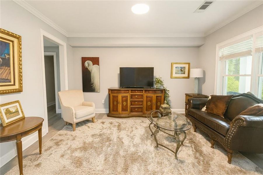 Furnished interior view inside a new home in , Atlanta (Image 9).