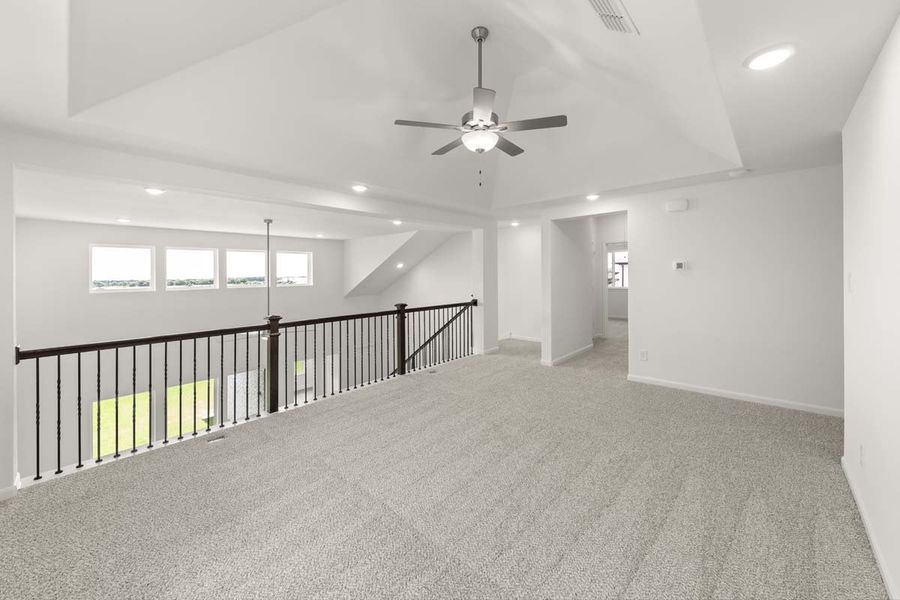 Spacious, unfurnished interior of a new home in Sutton Fields, Celina (Image 28). Spacious, unfurnished interior of a new home in Sutton Fields, Celina (Image 28).