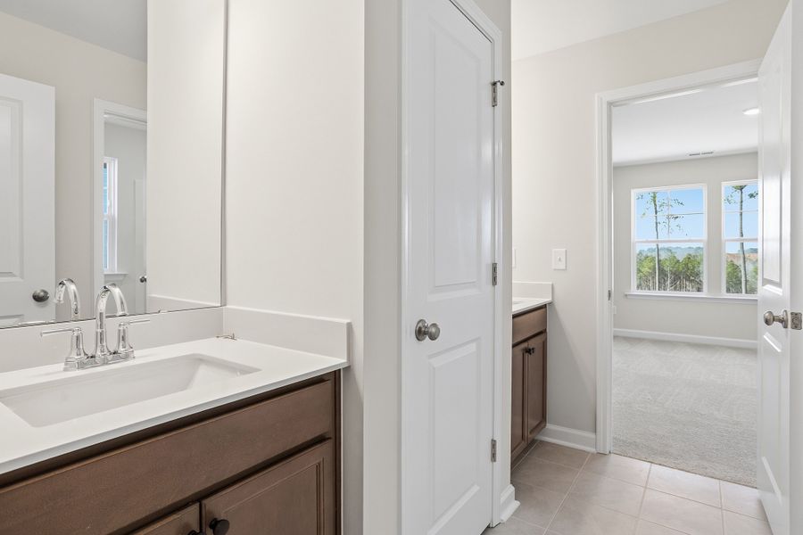 Furnished interior view inside a new home in Sweetbrier, Durham (Image 17).